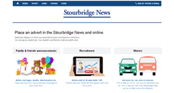Desktop Screenshot of adbooker.stourbridgenews.co.uk